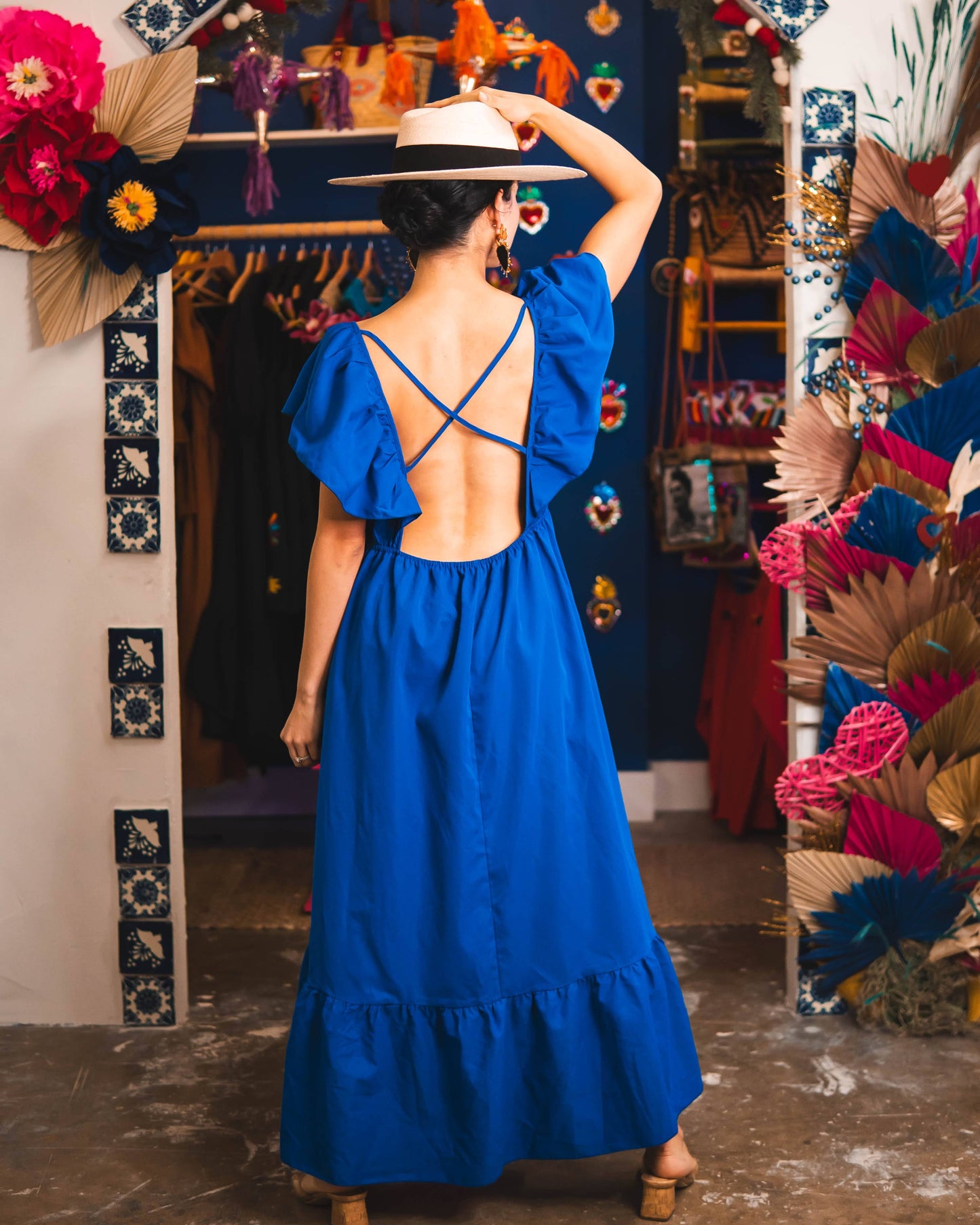 Lorena Otomi Embroidered Dress