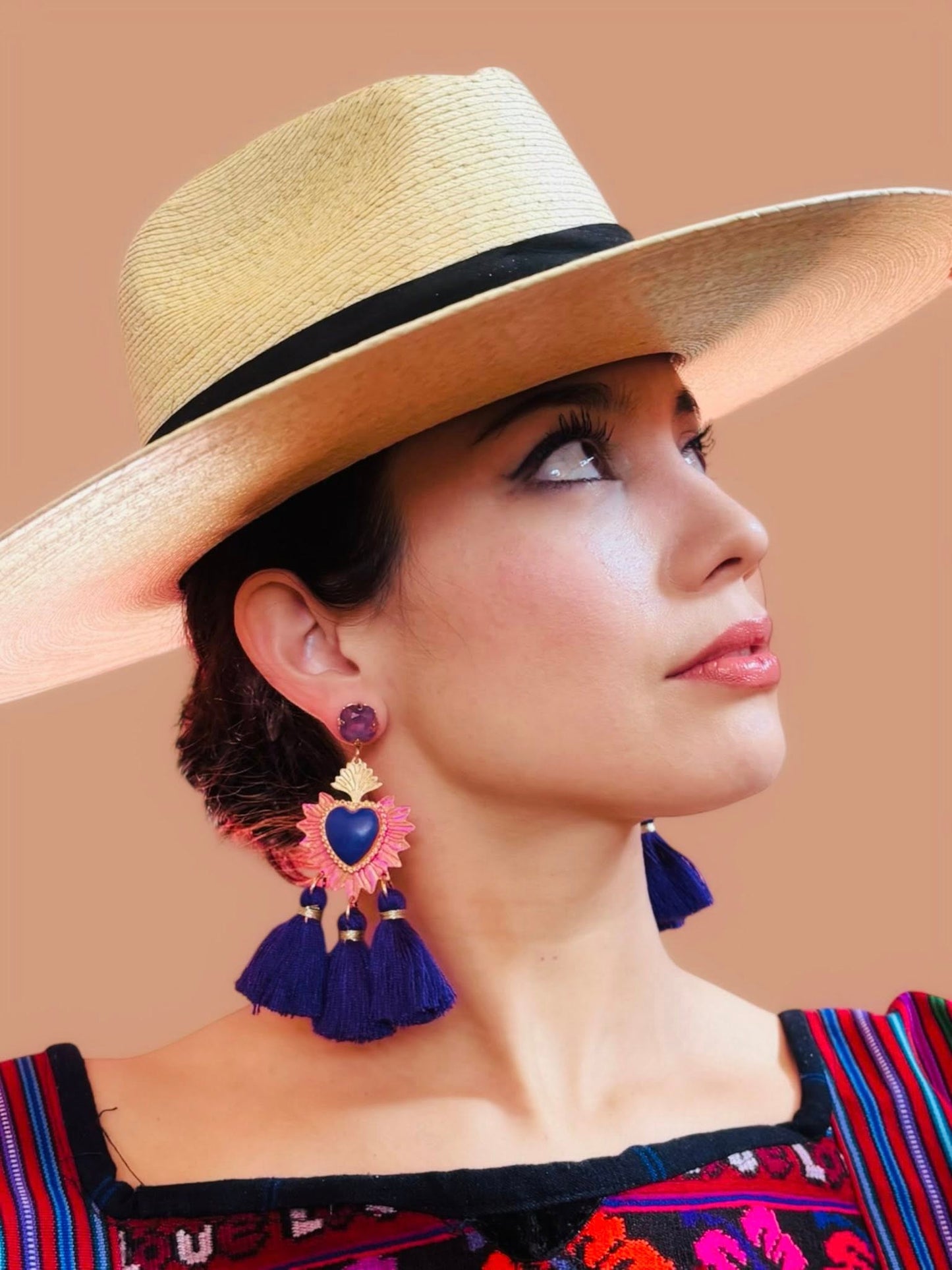 Elena Sacred Heart Earrings