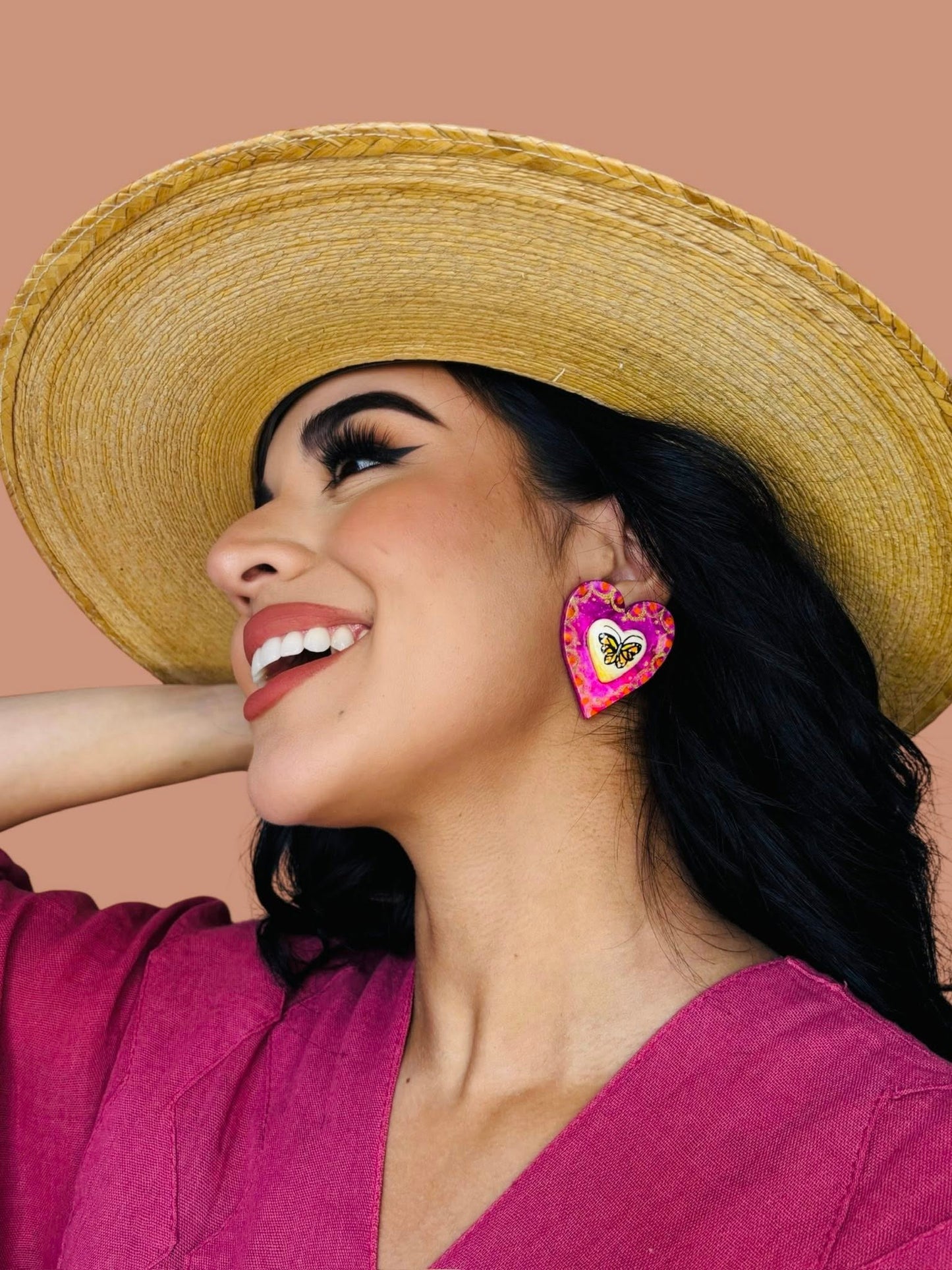 Mariana Hand-Painted Earrings