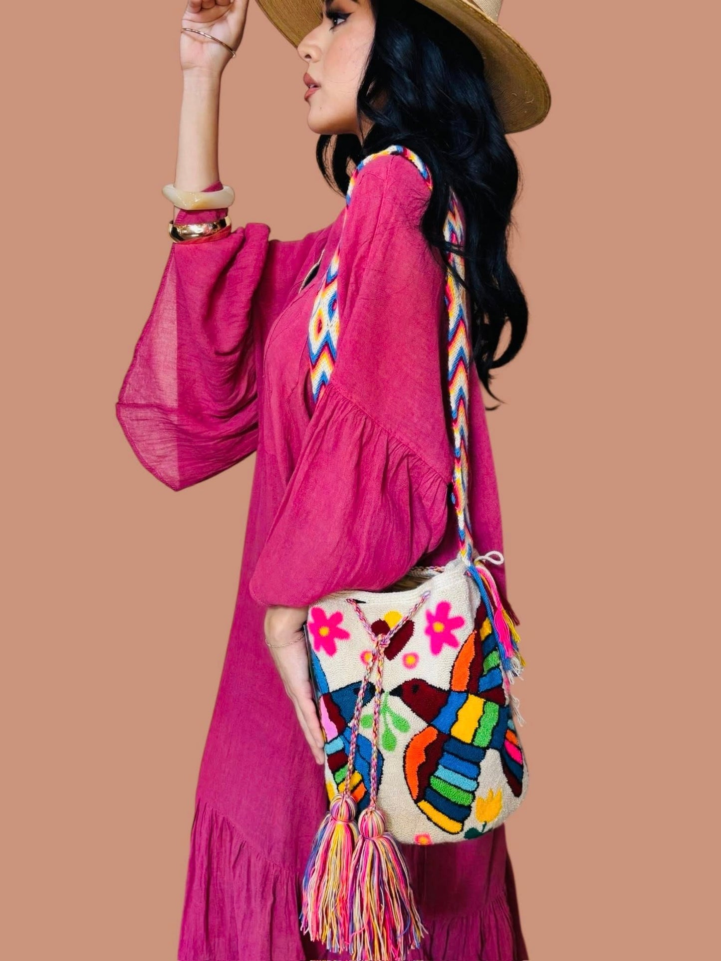 Otomi Inspired Tapestry Woven Tote-bag