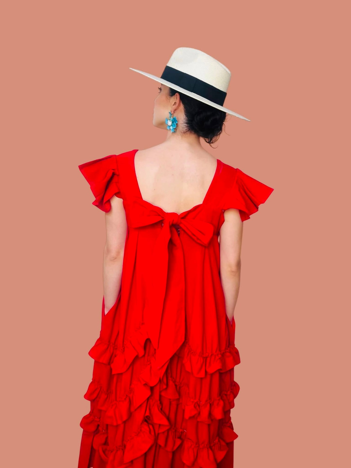Rocio Oaxaca Dress- Red