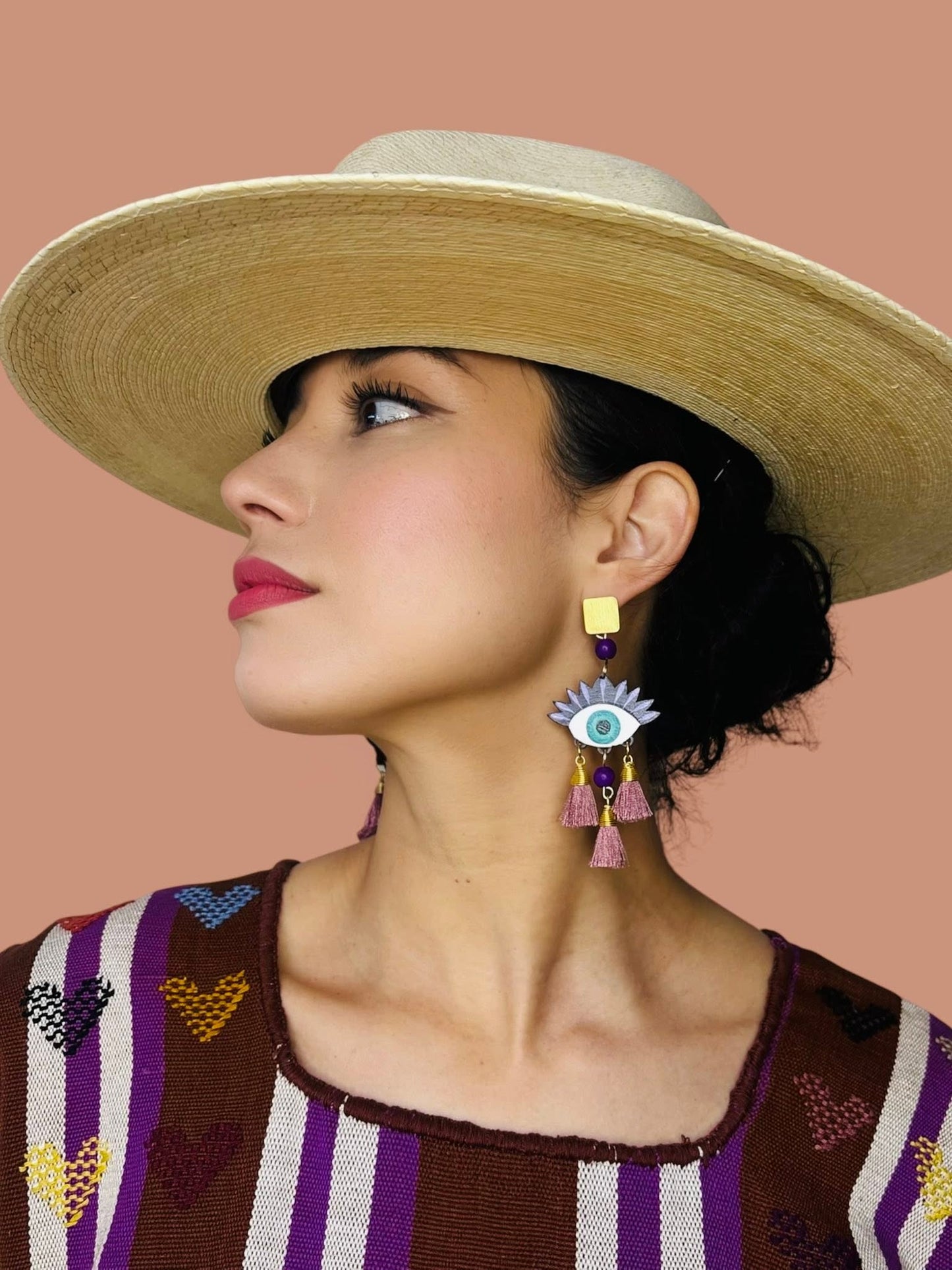 Malu Ojito Wood Earrings