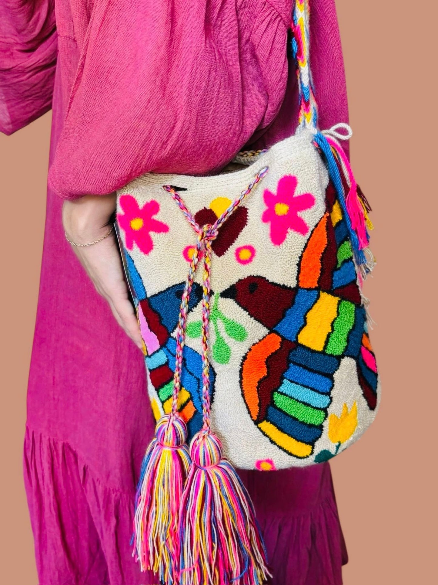 Otomi Inspired Tapestry Woven Tote-bag