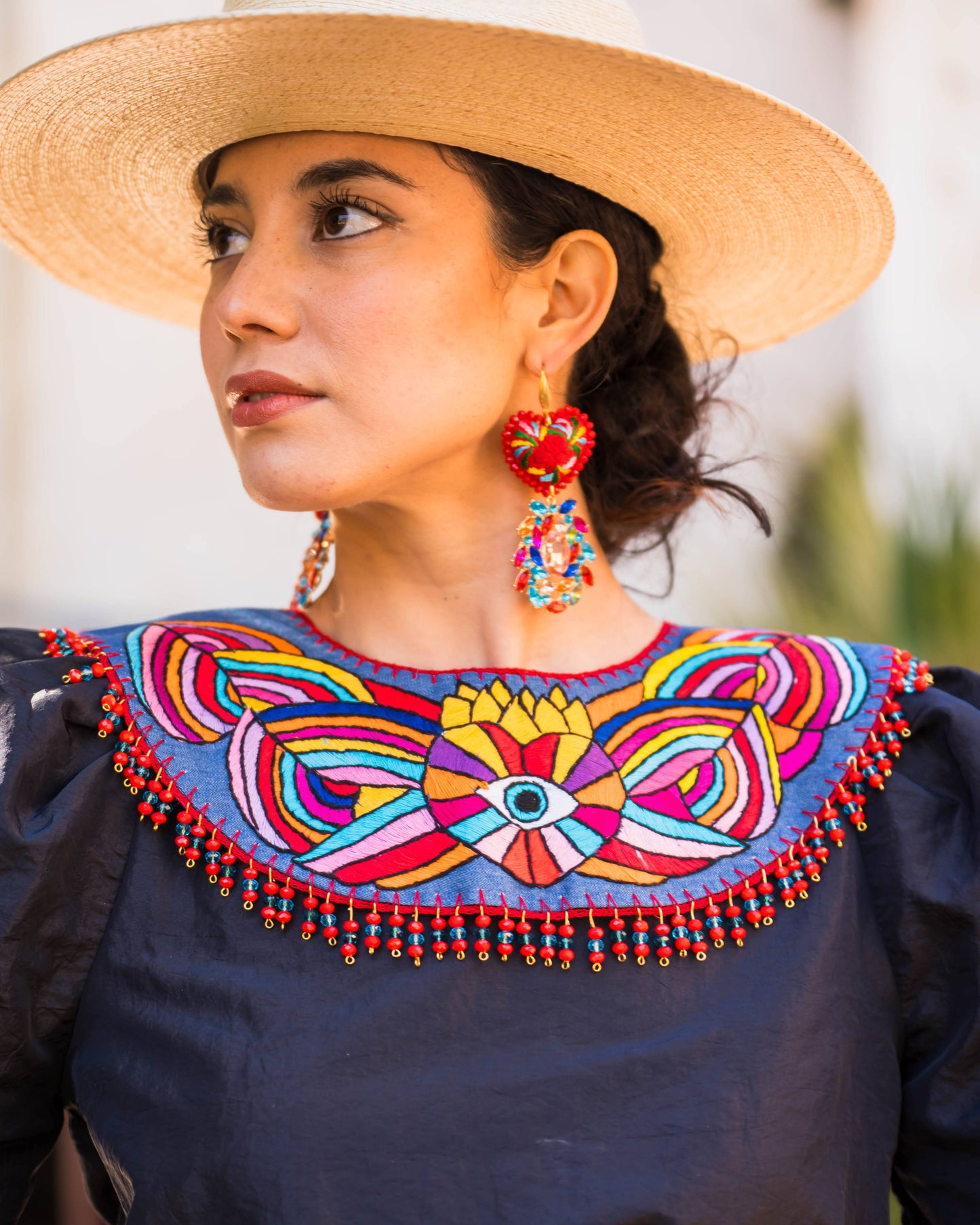 Ximmena Embroidered Necklace