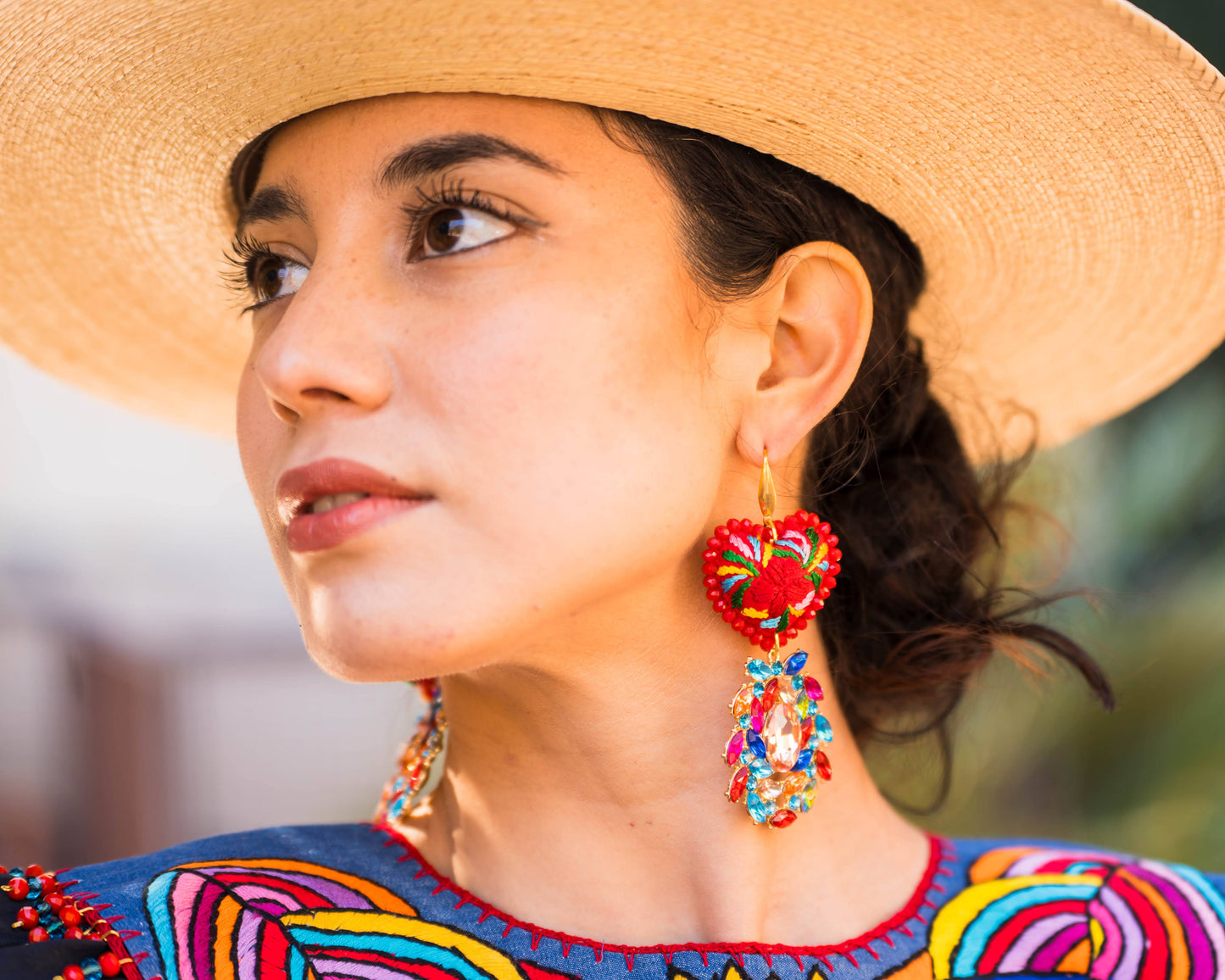 Julissa San Antonino Embroidered Earrings