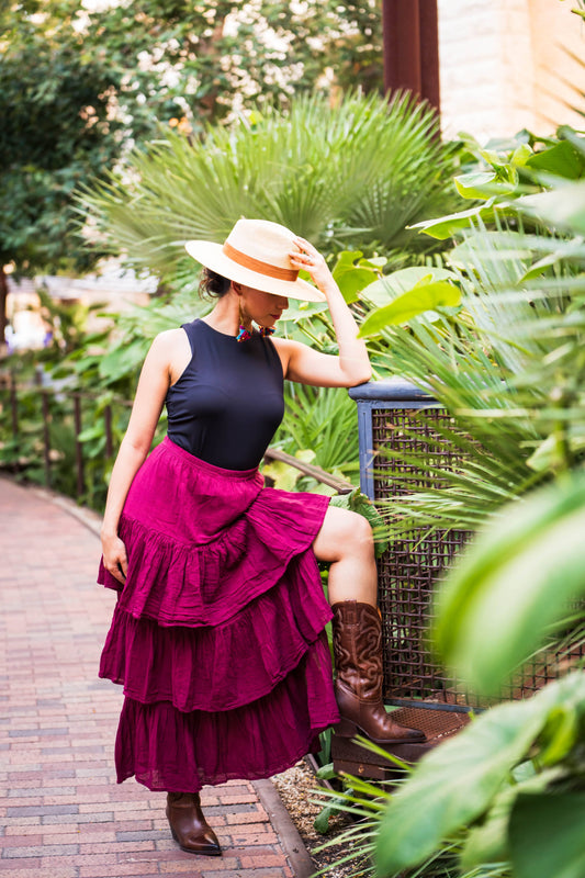 Maria Sabina Skirt- Purple