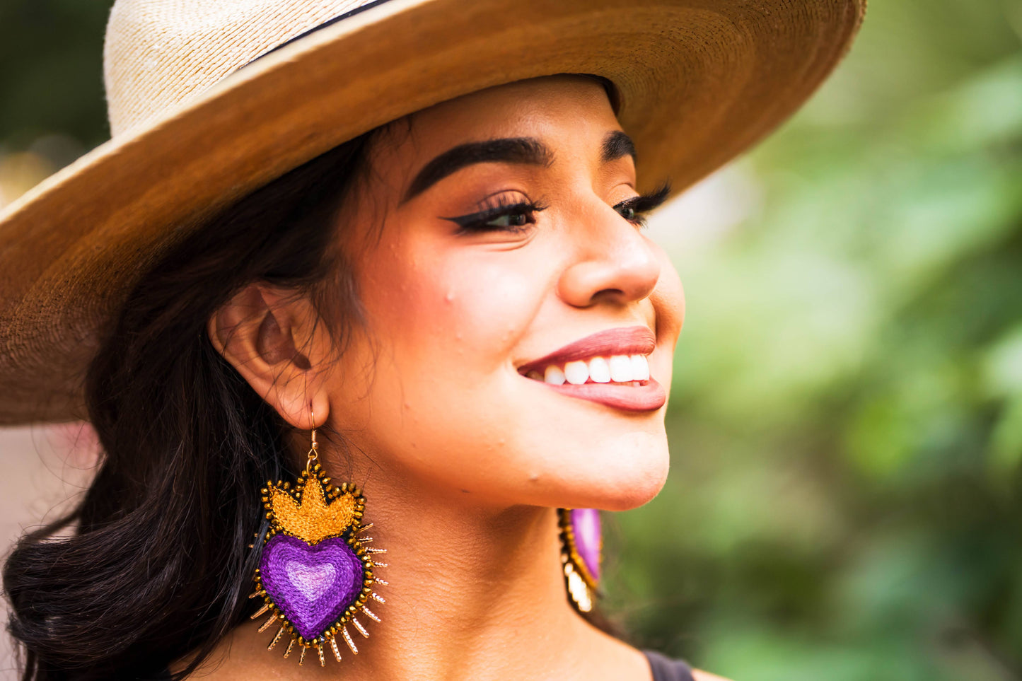 Berenice Tehano Embroidered Earrings