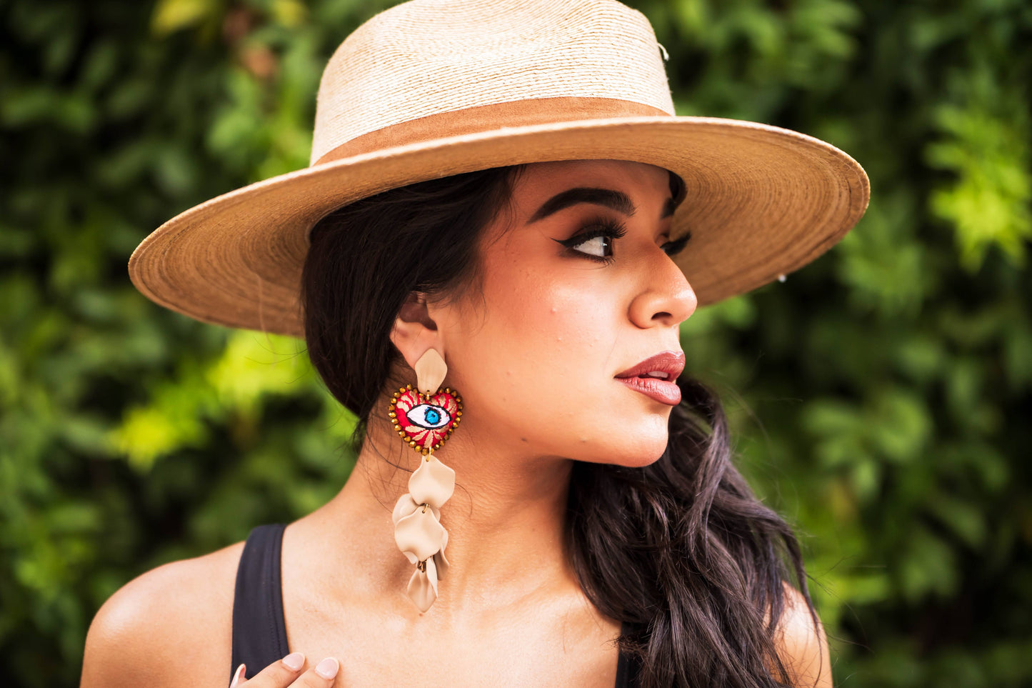 Erica San Antonino Embroidered Earrings