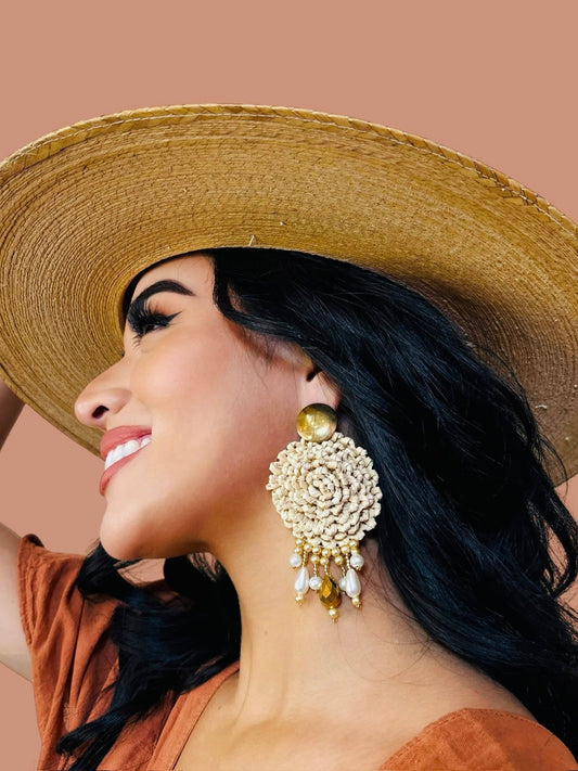 Emilia Palma De Iraca Earrings