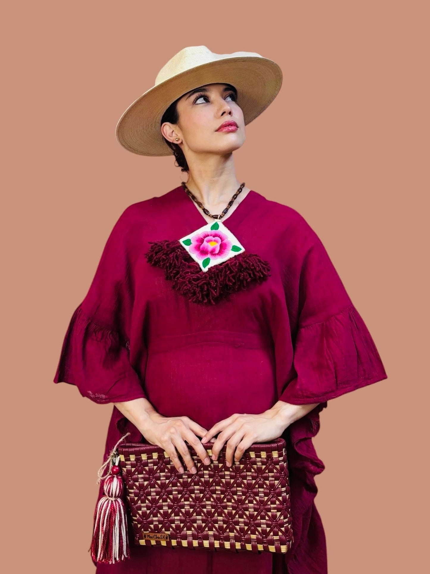 Irma Manta Dress- Wine