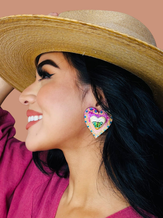 Isabella Hand-Painted Earrings