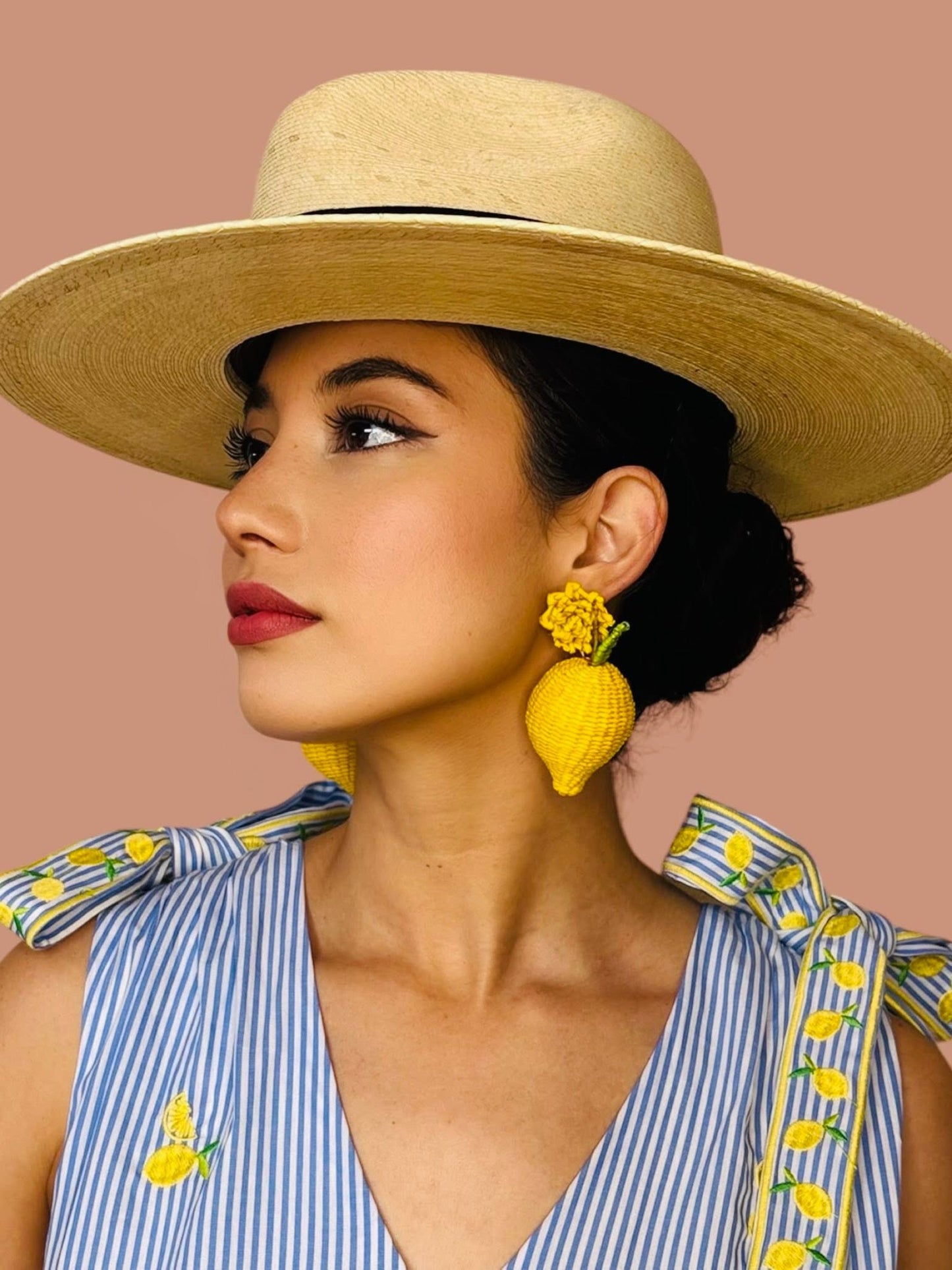 Lemon Palma Earrings