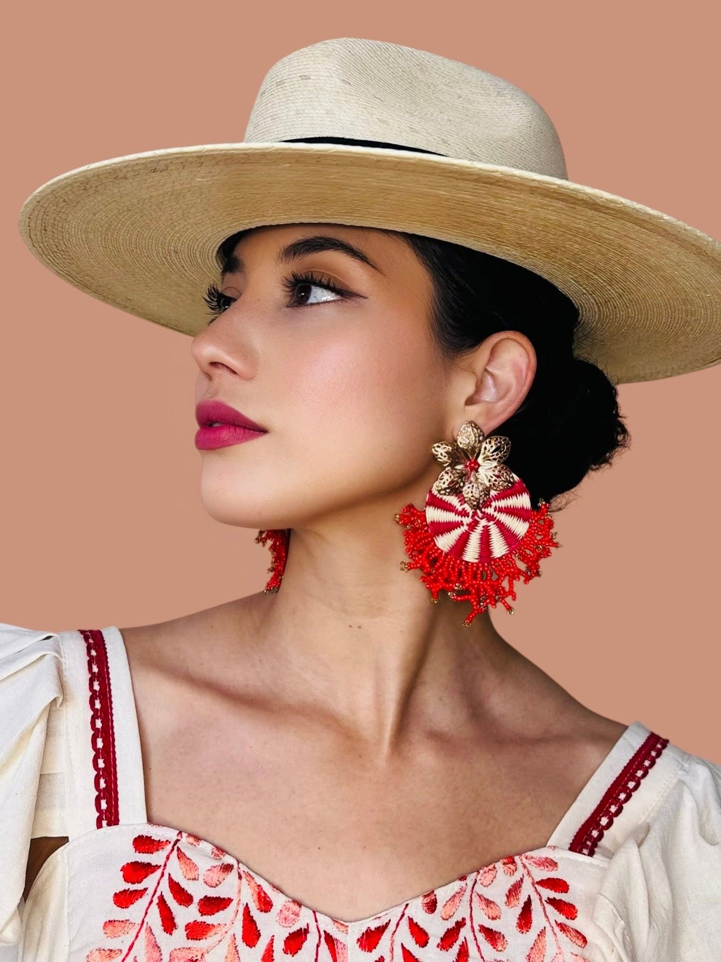 Renata Palma Beaded Earrings