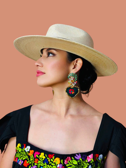 San Luis Black Earrings