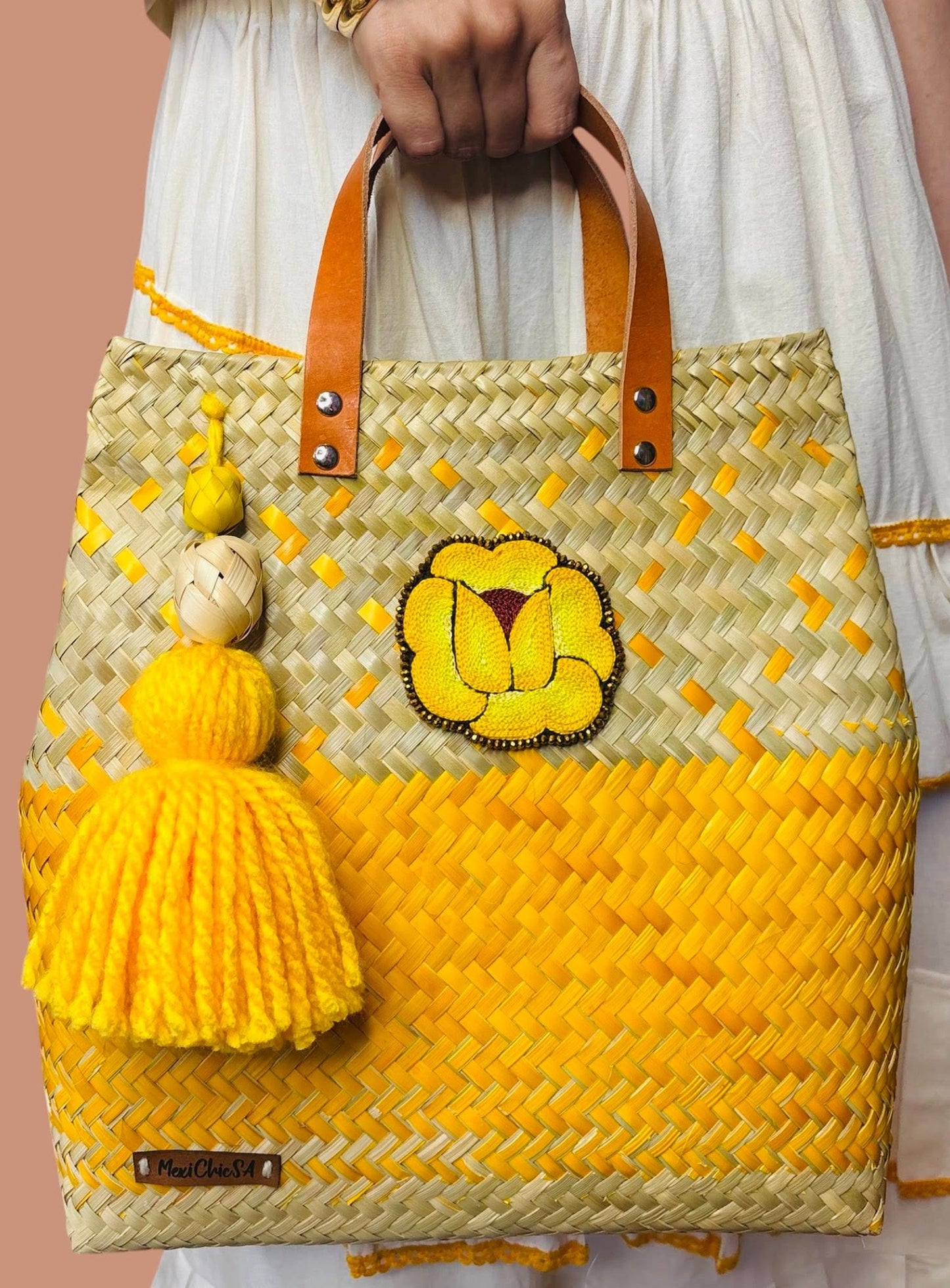 Tehuano Embroidered Totebag