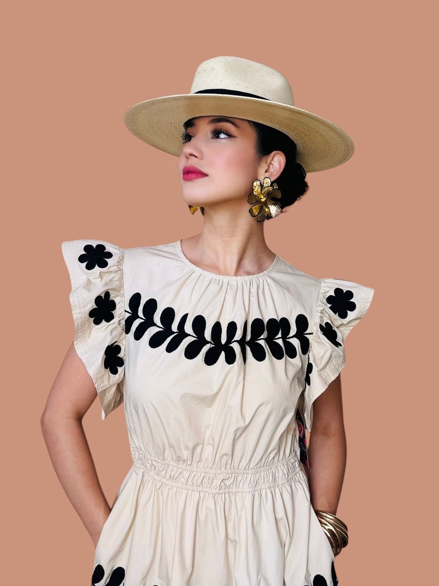 Florinda Embroidered Dress