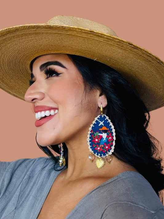 Marrisa Embroidered Earrings