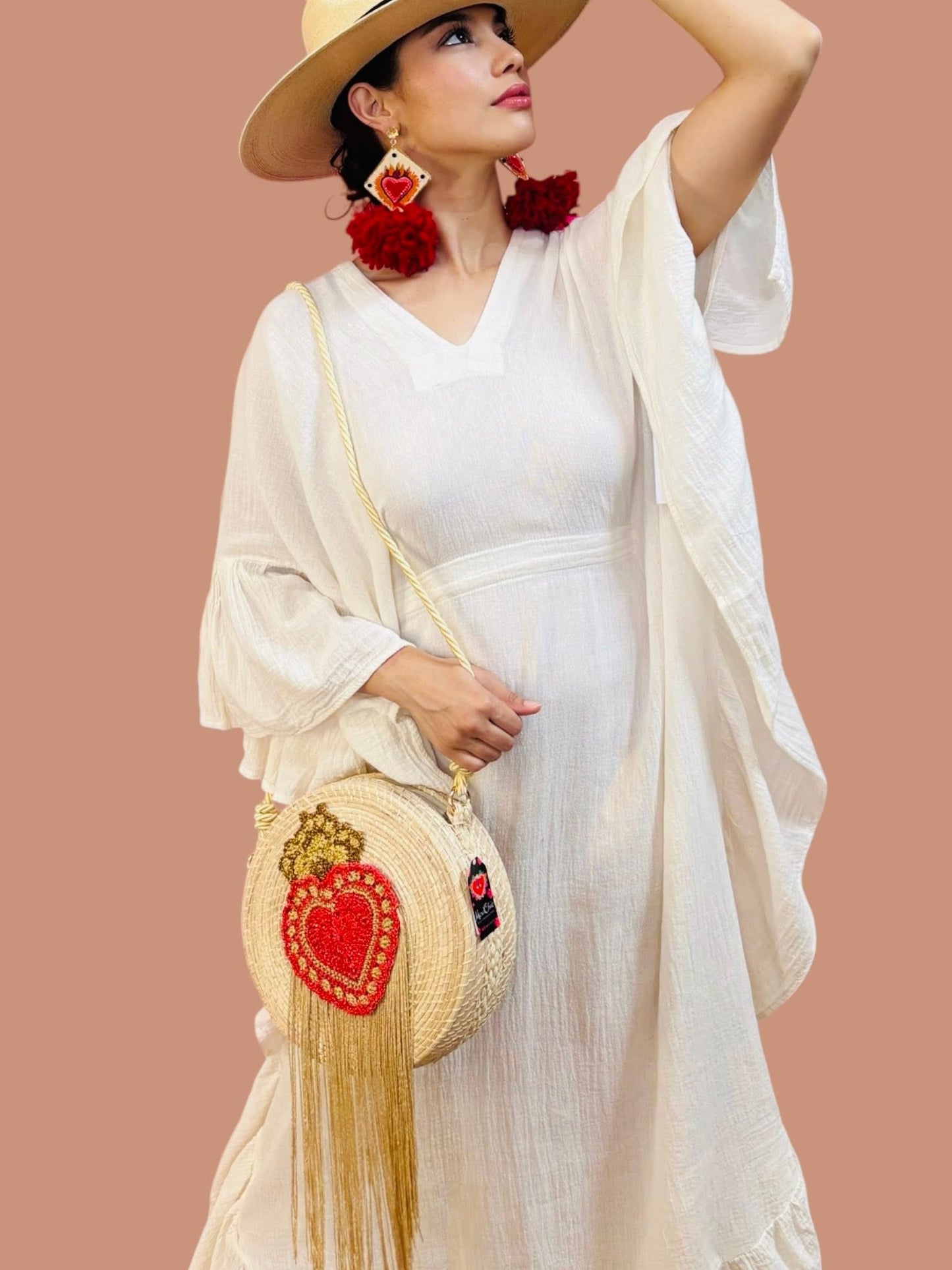 Irma Manta Dress- White