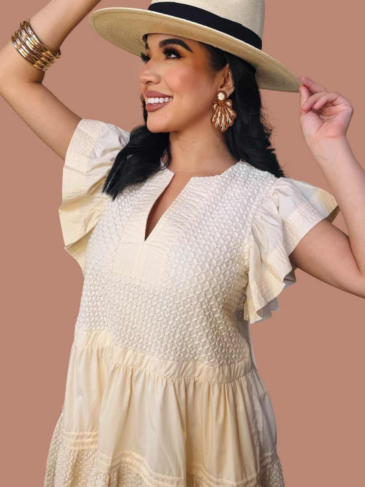 Marisol Beige Dress
