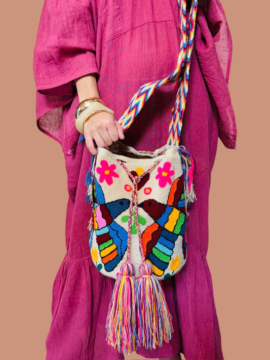 Otomi Inspired Tapestry Woven Tote-bag